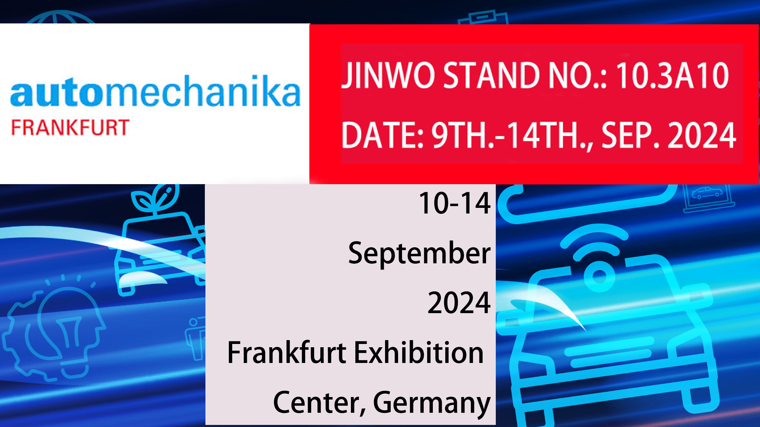 Jinwoseal will attend Automechanika Frankfurt 2024